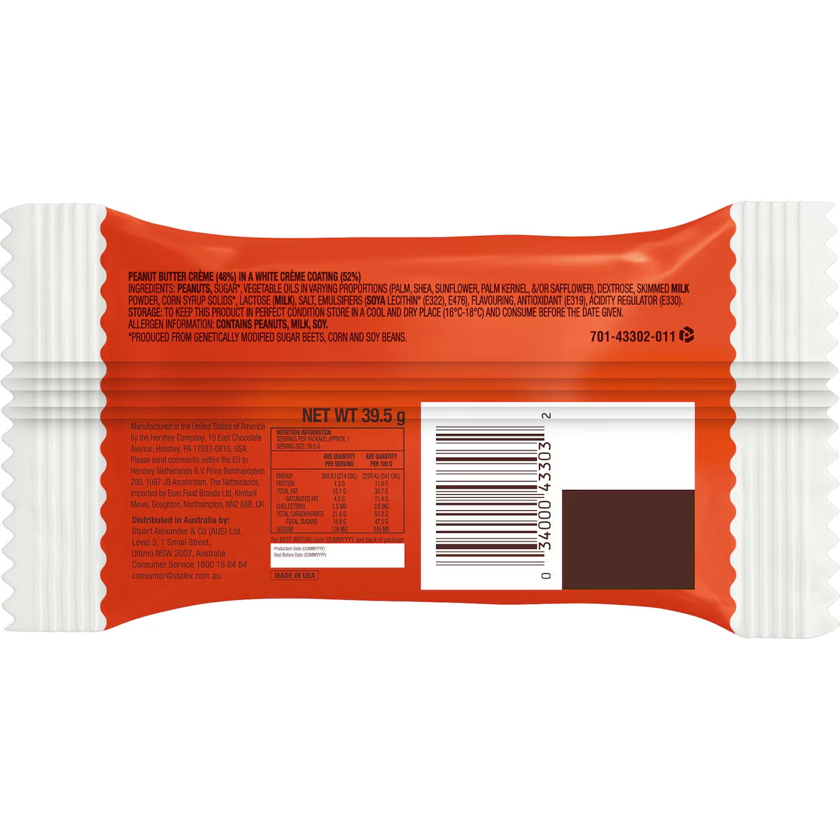 Reese's Peanut Butter Cup White 2 Pack 39g