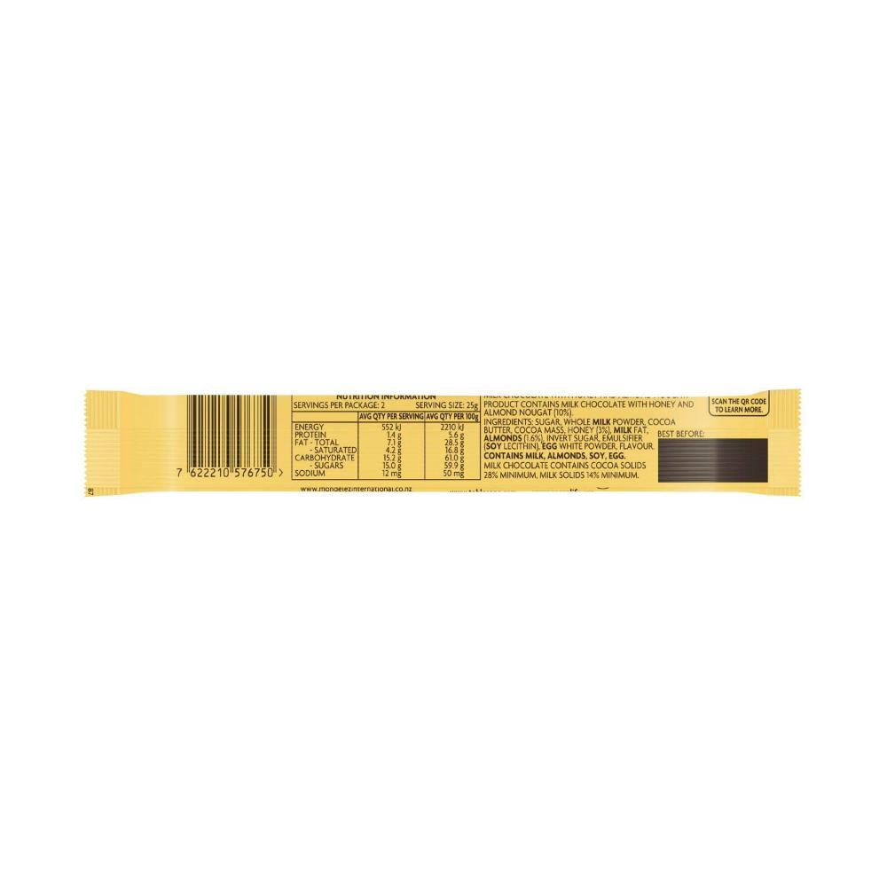 Toblerone Milk Chocolate Bar 50g