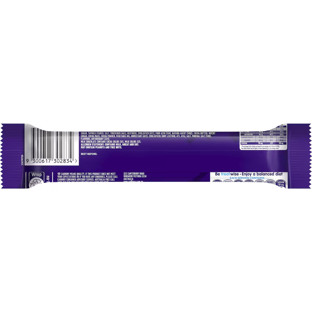 Cadbury Boost Chocolate Bar 60g