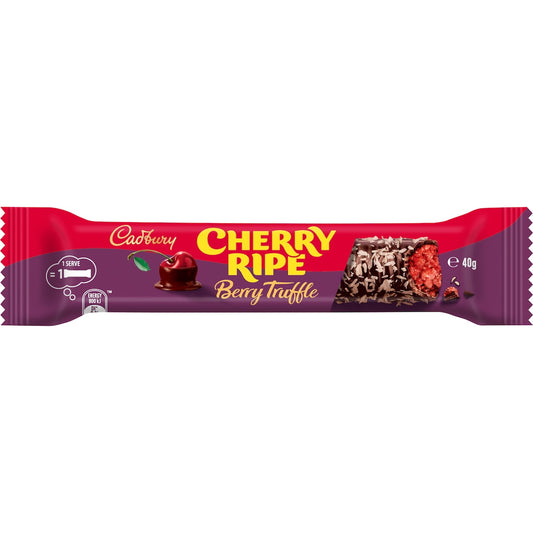 Cadbury Cherry Ripe Berry Truffle Chocolate Bar 40g