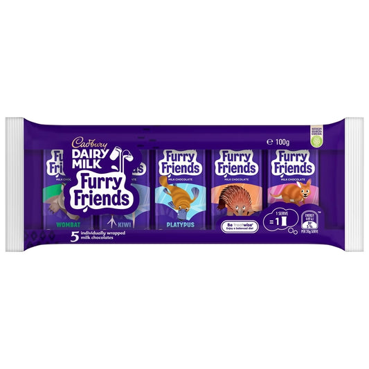 Cadbury Dairy Milk Furry Friends Chocolate 100g