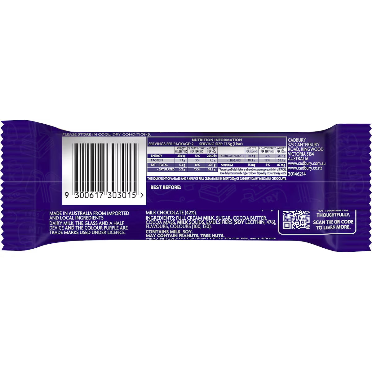 Cadbury Twirl Honeycomb Sundae Chocolate Bar 35g