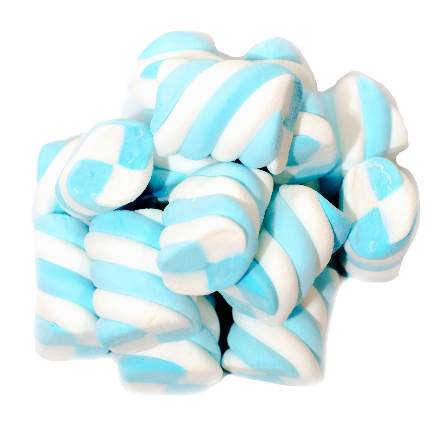 Marshmallow Blue Twists