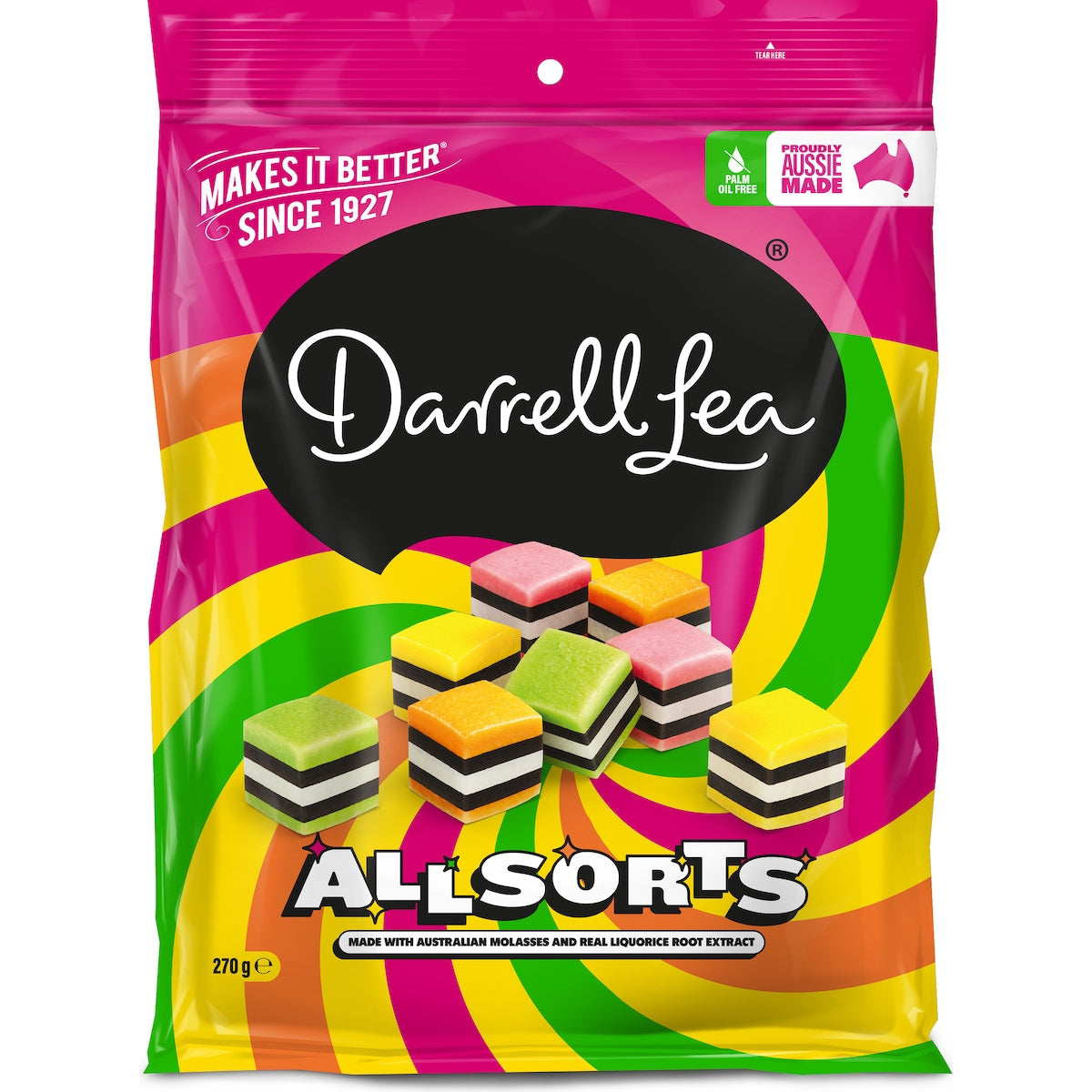 Darrell Lea Licorice Allsorts 270g