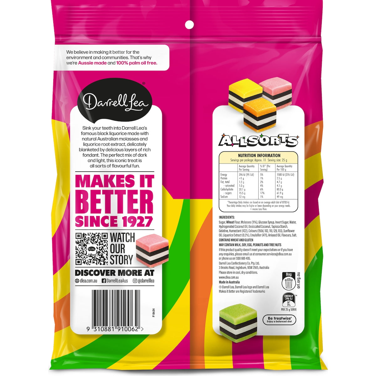 Darrell Lea Licorice Allsorts 270g