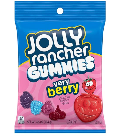 Hershey's Jolly Rancher Gummies Very Berry 184g