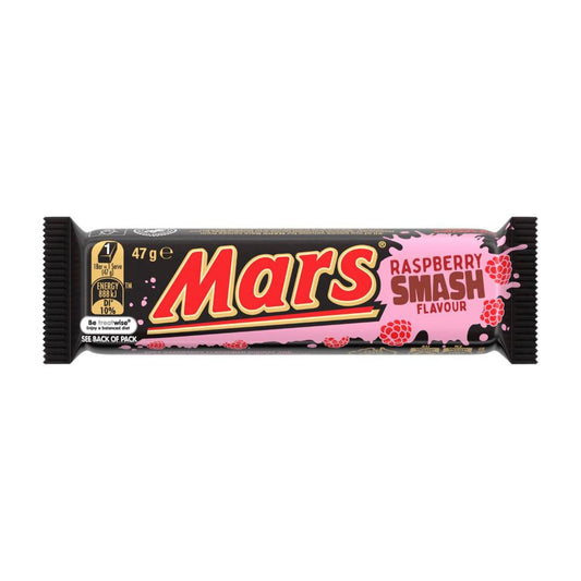 Mars Raspberry Smash Flavour Chocolate Bar 47g