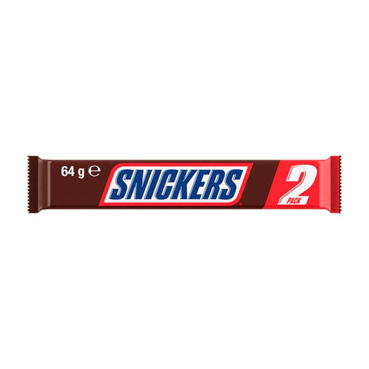 Snickers Chocolate Bar Peanuts Caramel Nougat 64g